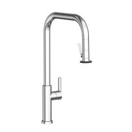 Newport Brass East Linear(R): Pull-Down Kitchen Faucet - Trigger Spray