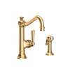 Newport Brass Jacobean: Single Handle Kitchen Faucet with Side Spray