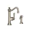 Newport Brass Jacobean: Single Handle Kitchen Faucet with Side Spray