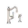 Newport Brass Jacobean: Single Handle Kitchen Faucet with Side Spray