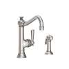 Newport Brass Jacobean: Single Handle Kitchen Faucet with Side Spray