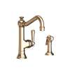 Newport Brass Jacobean: Single Handle Kitchen Faucet with Side Spray