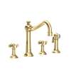 Newport Brass Jacobean: Kitchen Faucet with Side Spray