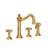 Newport Brass Jacobean: Kitchen Faucet with Side Spray