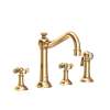 Newport Brass Jacobean: Kitchen Faucet with Side Spray