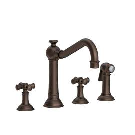 Newport Brass Jacobean: Kitchen Faucet with Side Spray