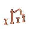 Newport Brass Jacobean: Kitchen Faucet with Side Spray