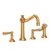 Newport Brass Jacobean: Kitchen Faucet with Side Spray