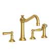 Newport Brass Jacobean: Kitchen Faucet with Side Spray