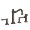 Newport Brass Jacobean: Kitchen Faucet with Side Spray