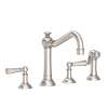 Newport Brass Jacobean: Kitchen Faucet with Side Spray