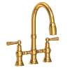 Newport Brass Jacobean: Kitchen Bridge Pull-Down Faucet