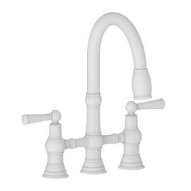 Newport Brass Jacobean: Kitchen Bridge Pull-Down Faucet