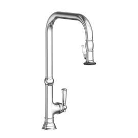 Newport Brass Jacobean: Pull-Down Kitchen Faucet - Trigger Spray