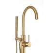 Newport Brass Pavani: Exposed Tub and Hand Shower Set - Free Standing