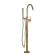 Newport Brass Pavani: Exposed Tub and Hand Shower Set - Free Standing