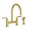 Newport Brass Taft: Kitchen Bridge Faucet with Side Spray