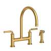 Newport Brass Taft: Kitchen Bridge Faucet with Side Spray