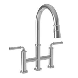 Newport Brass Taft: Kitchen Bridge Pull-Down Faucet
