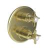 Newport Brass Chesterfield(R): 1/2" Round Thermostatic Trim Plate with Handle