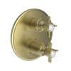 Newport Brass Chesterfield(R): 1/2" Round Thermostatic Trim Plate with Handle