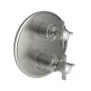 Newport Brass Chesterfield(R): 1/2" Round Thermostatic Trim Plate with Handle