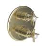 Newport Brass Chesterfield(R): 1/2" Round Thermostatic Trim Plate with Handle