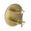 Newport Brass Chesterfield(R): 1/2" Round Thermostatic Trim Plate with Handle