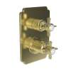Newport Brass Chesterfield(R): 1/2" Square Thermostatic Trim Plate with Handle