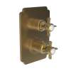 Newport Brass Chesterfield(R): 1/2" Square Thermostatic Trim Plate with Handle