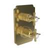 Newport Brass Chesterfield(R): 1/2" Square Thermostatic Trim Plate with Handle