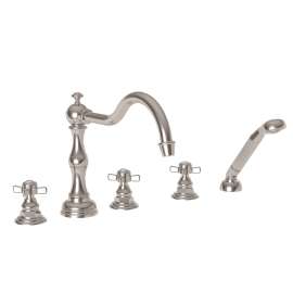 Newport Brass Chesterfield(R): Roman Tub Faucet with Hand Shower