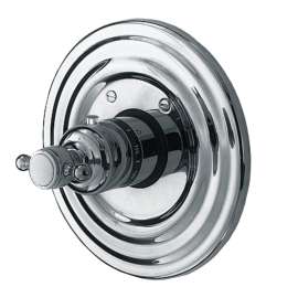Newport Brass Chesterfield(R): 3/4" Round Thermostatic Trim Plate with Handle