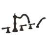 Newport Brass Chesterfield(R): Roman Tub Faucet with Hand Shower