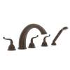 Newport Brass Alexandria: Roman Tub Faucet with Hand Shower