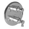 Newport Brass Metropole(R): 1/2" Round Thermostatic Trim Plate with Handle