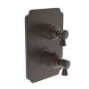 Newport Brass Metropole(R): 1/2" Square Thermostatic Trim Plate with Handle
