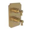 Newport Brass Metropole(R): 1/2" Square Thermostatic Trim Plate with Handle