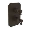 Newport Brass Metropole(R): 1/2" Square Thermostatic Trim Plate with Handle