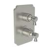 Newport Brass Metropole(R): 1/2" Square Thermostatic Trim Plate with Handle