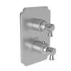 Newport Brass Metropole(R): 1/2" Square Thermostatic Trim Plate with Handle