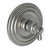Newport Brass Metropole(R): 3/4" Round Thermostatic Trim Plate with Handle
