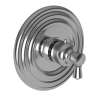 Newport Brass Metropole(R): 3/4" Round Thermostatic Trim Plate with Handle