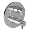 Newport Brass East Linear(R): 1/2" Round Thermostatic Trim Plate with Handle