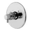 Newport Brass East Linear(R): 3/4" Round Thermostatic Trim Plate with Handle