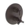 Newport Brass Miro: 1/2" Round Thermostatic Trim Plate with Handle