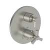 Newport Brass Miro: 1/2" Round Thermostatic Trim Plate with Handle