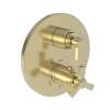 Newport Brass Miro: 1/2" Round Thermostatic Trim Plate with Handle