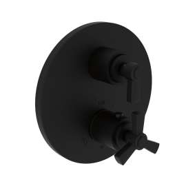 Newport Brass Miro: 1/2" Round Thermostatic Trim Plate with Handle