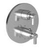 Newport Brass Miro: 1/2" Round Thermostatic Trim Plate with Handle